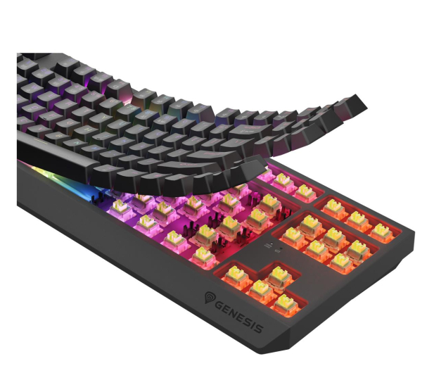 Genesis THOR 230 TKL WIRELESS US CZARNA RGB MECHANICZNA OUTEMU NKG-2106 - 1351046 - zdjęcie 9